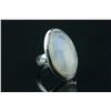 Image 1 : Sterling Silver Large Moonstone Ring