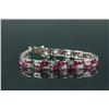 Image 2 : Sterling Silver Ruby (14.44ct) Bracelet CRV$1303