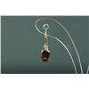 Image 3 : 2 Pc Ruby Pendant & Garnet Earrings w/ Certificate
