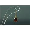 Image 4 : 2 Pc Ruby Pendant & Garnet Earrings w/ Certificate