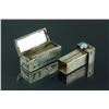 Image 3 : 4 Pc Set of Silver Jewellery Set w/ Lipstick Case