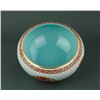Image 3 : Fine Gilt Copper Red Porcelain Bowl Qianlong Mk