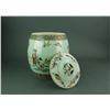 Image 2 : Pair Famille Rose Tea Porcelain Container Jars