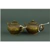 Image 3 : Pair of Chinese Bronze Small Teapots w/ Covers