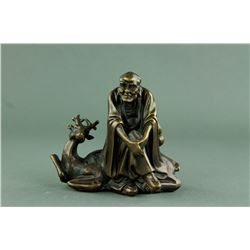 Chinese Bronze Arhat Figure