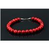 Image 1 : Red Coral Bead Necklace