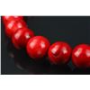 Image 2 : Red Coral Bead Necklace