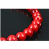 Image 3 : Red Coral Bead Necklace
