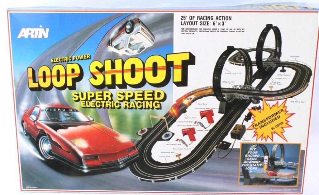 Artin Electronic Power Loop Shoot Race Track