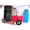 Image 1 : Scooter, Boogie Board, and Sleds Scooter, Boogie B