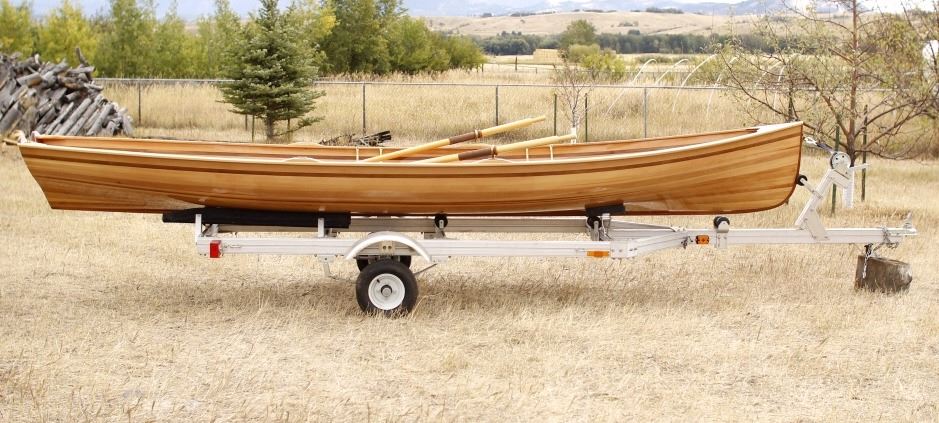 RKL Boatworks Rangeley Guide Boat Cedar Strip 17FT