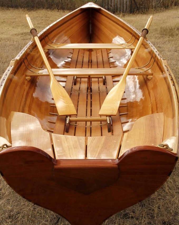 RKL Boatworks Rangeley Guide Boat Cedar Strip 17FT