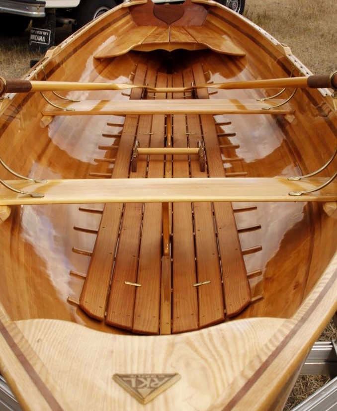 RKL Boatworks Rangeley Guide Boat Cedar Strip 17FT