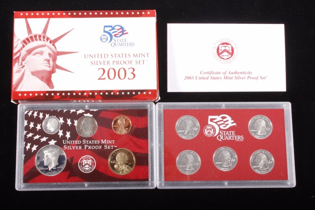 2003-S US PROOF LINCOLN CENT FROM US PROOF SET