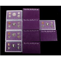 1989-1993 US Mint Proof Sets (5 Sets)