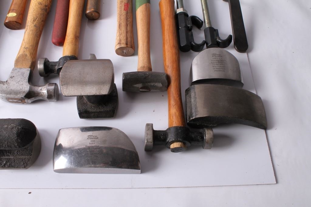 Hammers and body work tools