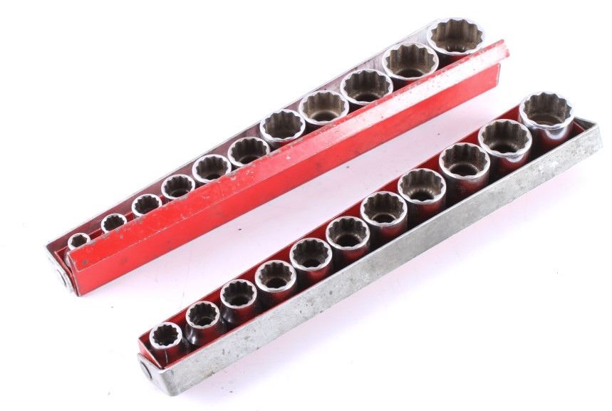 Snap-On Socket Holders and Socket Sets 12 Point 9m