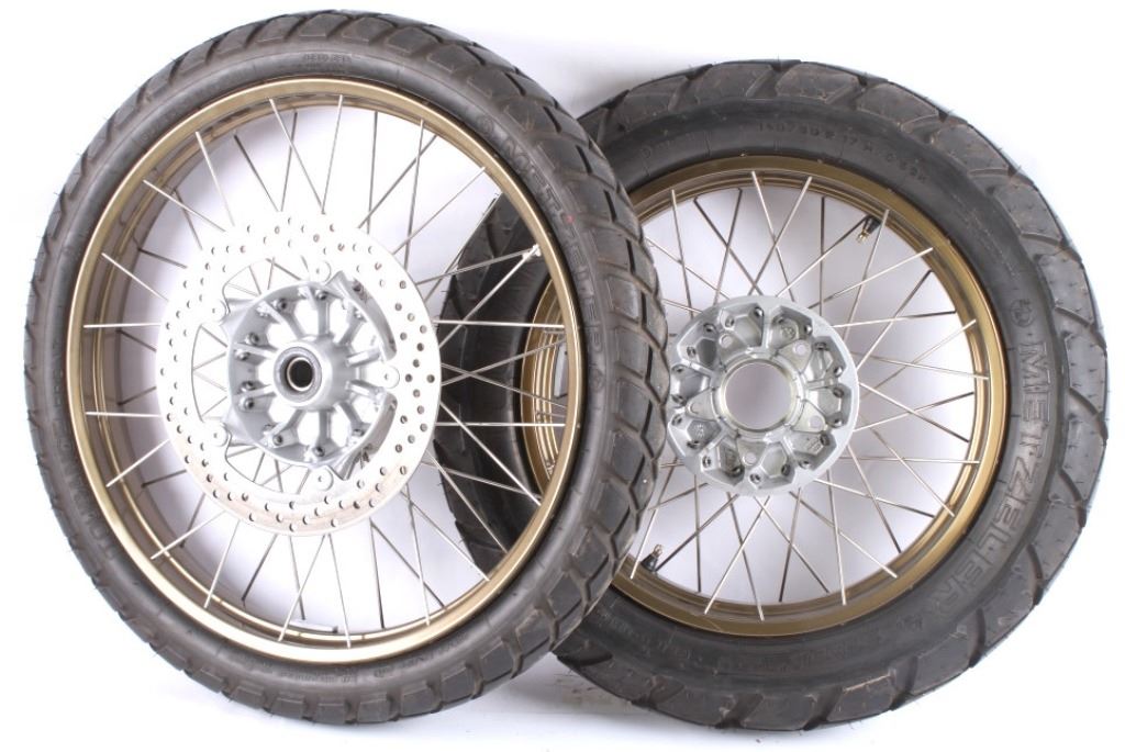 Set of New Rims and Tires for BMW GS 1200 The tire