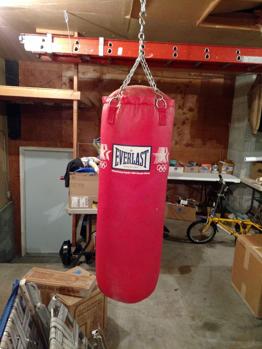 Everlast Olympic Red Punching Bag