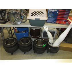 4 Restaurant Heating Pots