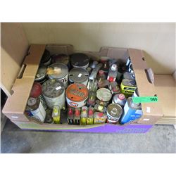 Large Collection of Oil Tins