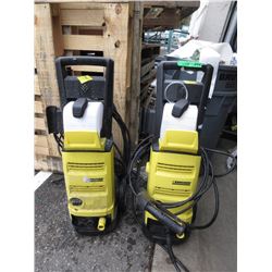 Pair Karcher Electric Pressure Washers