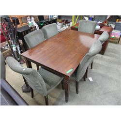 Dining table with 6 chairs