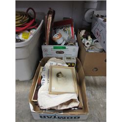 2 Boxes of household goods - some vintage