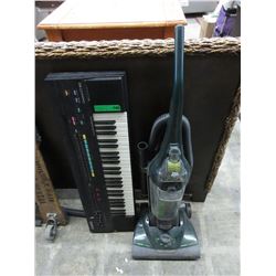 Casio keyboard & Dirt Devil vacuum