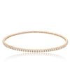 Image 1 : 14KT Rose Gold 2.70 ctw Diamond Bangle Bracelet