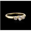 Image 2 : 14KT Yellow Gold 0.84 ctw Diamond Ring