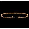 Image 3 : 14KT Rose Gold 2.72 ctw Diamond Bracelet