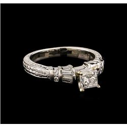 Platinum 1.01 ctw Diamond Ring