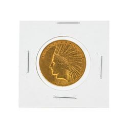 1910-D $10 AU Indian Head Eagle Gold Coin