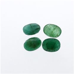 4.97 cts. Oval Cut Natural Emerald Parcel