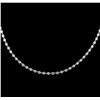 Image 2 : 7.01 ctw Diamond Necklace - 18KT White Gold
