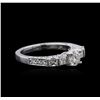 Image 1 : 18KT White Gold 1.21 ctw Diamond Ring
