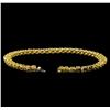 Image 3 : 14KT Yellow Gold 4.19 ctw Diamond Tennis Bracelet