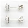 Image 7 : 0.50 ctw Diamond Stud Earrings - 14KT White Gold