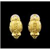 Image 1 : 14KT Yellow Gold Earrings