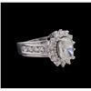 Image 1 : 2.35 ctw Diamond Ring - 14KT White Gold