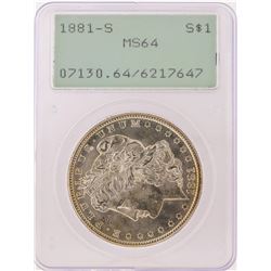 1881-S PCGS MS64 Morgan Silver Dollar