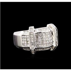 2.14 ctw Diamond Ring - 14KT White Gold