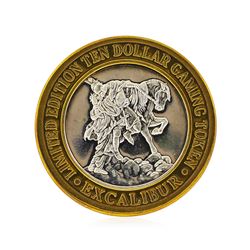 Limited Edition $10 Las Vegas .999 Silver Gaming Token