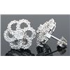 Image 2 : 1.03 ctw Diamond Earrings - 10KT White Gold