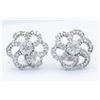 Image 3 : 1.03 ctw Diamond Earrings - 10KT White Gold