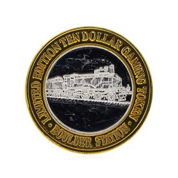 Limited Edition $10 Las Vegas .999 Silver Gaming Token