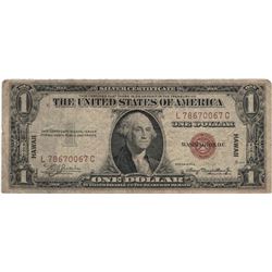 1935 $1 Hawaii Federal Reserve Note Currency
