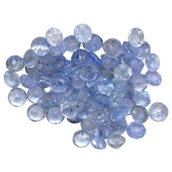 10.33 ctw Round Mixed Tanzanite Parcel