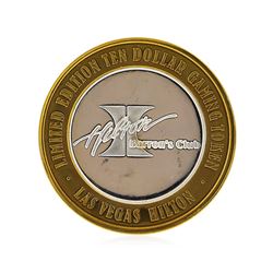 Limited Edition $10 Las Vegas .999 Silver Gaming Token